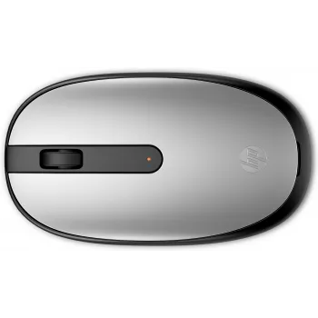 HP 240 Pike Silver Bluetooth Mouse, Ambidextrous, Optical, Bluetooth, 1600 DPI, Silver