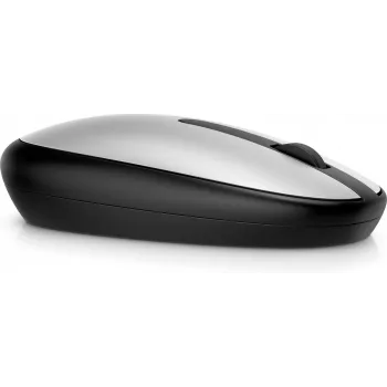 HP 240 Pike Silver Bluetooth Mouse, Ambidextrous, Optical, Bluetooth, 1600 DPI, Silver