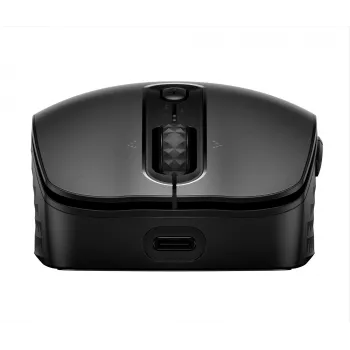 HP 690 Rechargeable Wireless Mouse, Ambidextrous, Bluetooth, 4000 DPI, Black