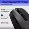 HP 690 Rechargeable Wireless Mouse, Ambidextrous, Bluetooth, 4000 DPI, Black