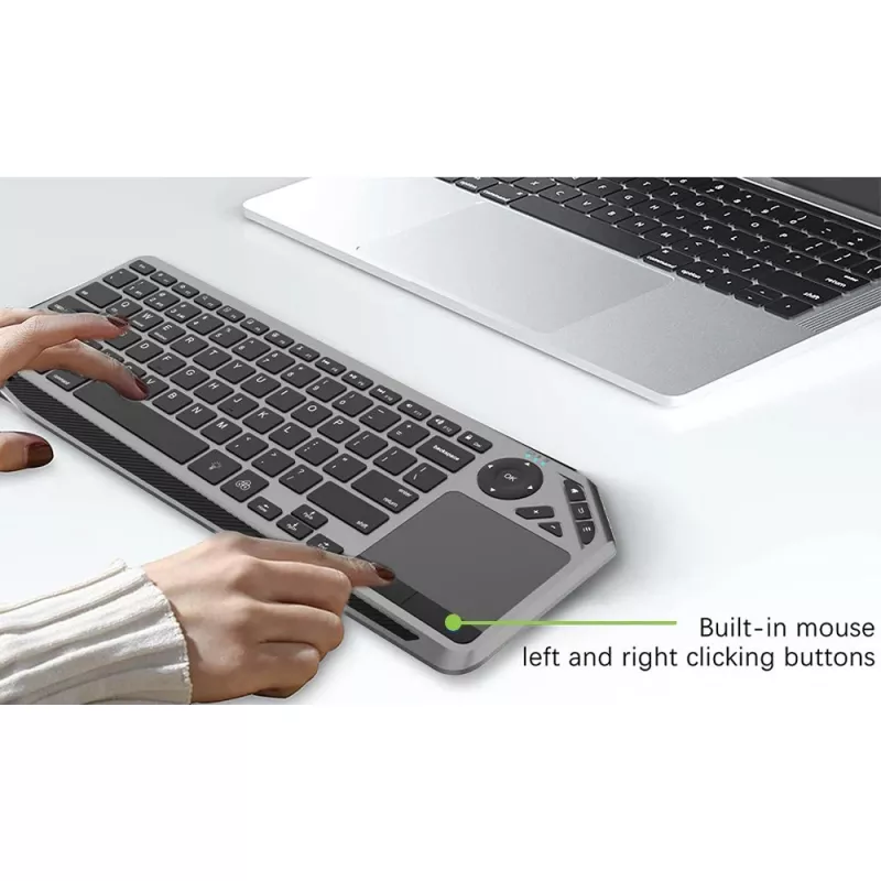 Techly ICTB9801TB keyboard Universal RF Wireless + Bluetooth QWERTY US English Black