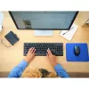 Wireless Keyboard and Mouse Set TRUST Primo — Full-size QWERTY US English Keyboard, RF USB-A Receiver, 1200 DPI Optical Mouse, Black