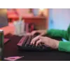 Wired gaming keyboard TRUST GXT 836 Evocx USB QWERTY US English, RGB backlight, wrist rest, 114 keys, 110% layout