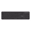 Keyboard TRUST Vaiya Universal USB RF Wireless Bluetooth — Full-size US English, USB-C charging, Scissor keys, Numeric keypad, Black