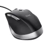 Trust Fyda Wired mouse, Right-hand, Optical, USB Type-A, 5000 DPI, Black