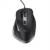 Trust Fyda Wired mouse, Right-hand, Optical, USB Type-A, 5000 DPI, Black