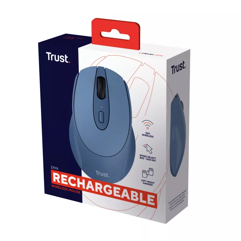 Trust Zaya mouse Office Ambidextrous RF Wireless Optical 1600 DPI