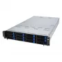 ASUS RS521A-E12-RS12U Socket SP5 Rack (2U) Black, Silver