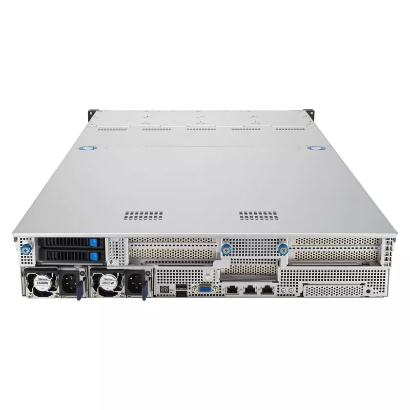 ASUS RS521A-E12-RS12U Socket SP5 Rack (2U) Black, Silver