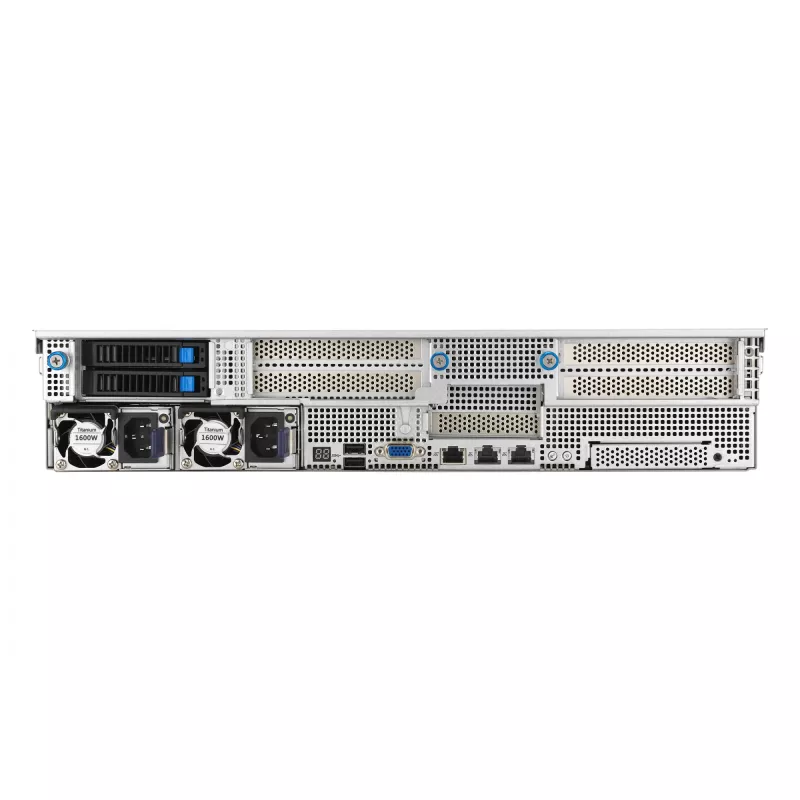 ASUS RS521A-E12-RS12U Socket SP5 Rack (2U) Black, Silver
