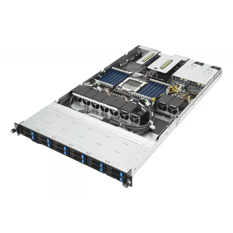 Rack (1U) server ASUS RS501A‑E12‑RS12U — LGA 6096, DDR5 up to 3 TB, 24 DIMM, 1600W