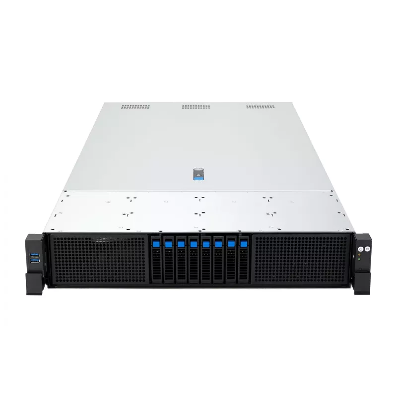 ASUS RS720A-E13-RS8G Socket SP5 Rack (2U) Black, Silver