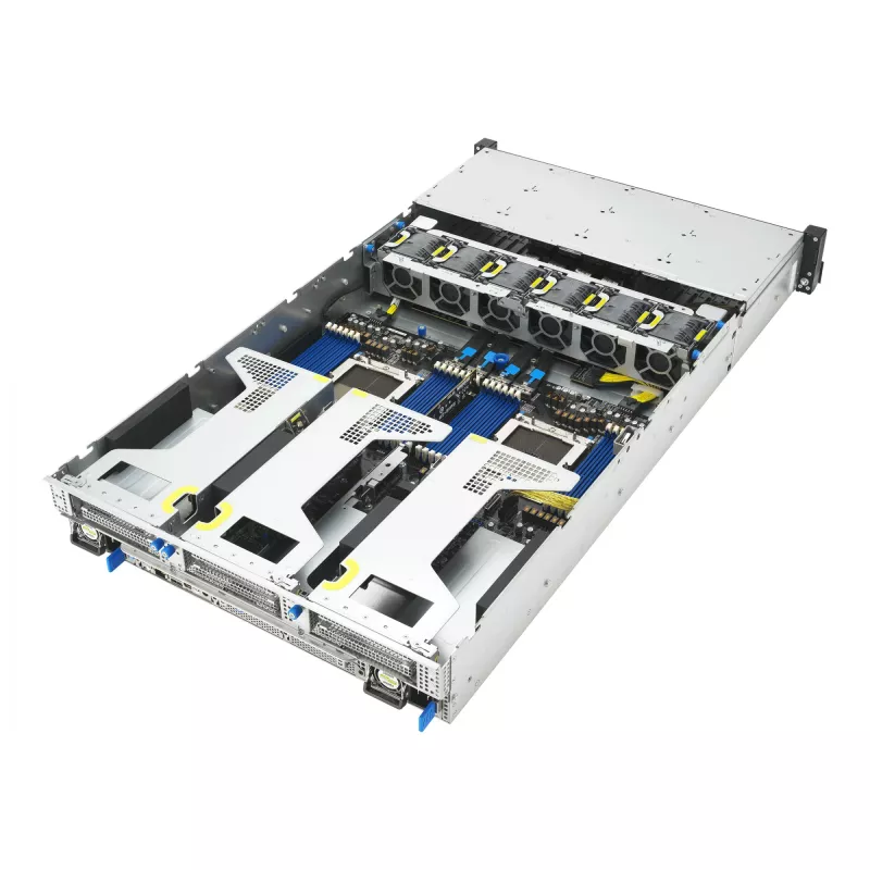ASUS RS720A-E13-RS8G Socket SP5 Rack (2U) Black, Silver