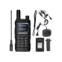 Handheld two-way walkie-talkie Baofeng UV-17E — 5 W, 1800 mAh battery, VOX, flashlight, FM radio, up to 10 km range, black (set of 2)