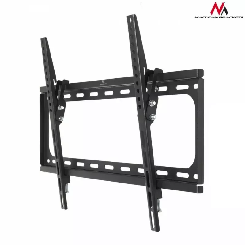 TV wall bracket MACLEAN MC-605, fixed tilt mount, VESA 75x75–600x400, up to 55 kg, for 32–80 in screens