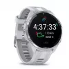 Smartwatch GARMIN Forerunner 965 — 47 mm titanium case, 1.4 inch AMOLED, 32 GB, 23-day battery, GPS/GLONASS/Galileo, white silicone band