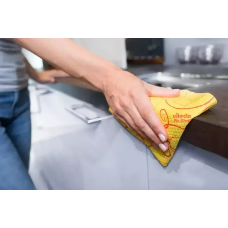 Cleaning cloth VILEDA Universal Cloth 144828, pack of 3 reusable cloths, 340 x 340 mm, 50% viscose/30% polyester/20% polypropylene