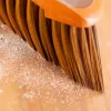 Indoor sweeping brush VILEDA model 136082 with soft/hard plastic bristles and handle, bronze