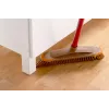 Indoor sweeping brush VILEDA model 136082 with soft/hard plastic bristles and handle, bronze