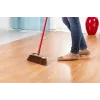 Indoor sweeping brush VILEDA model 136082 with soft/hard plastic bristles and handle, bronze