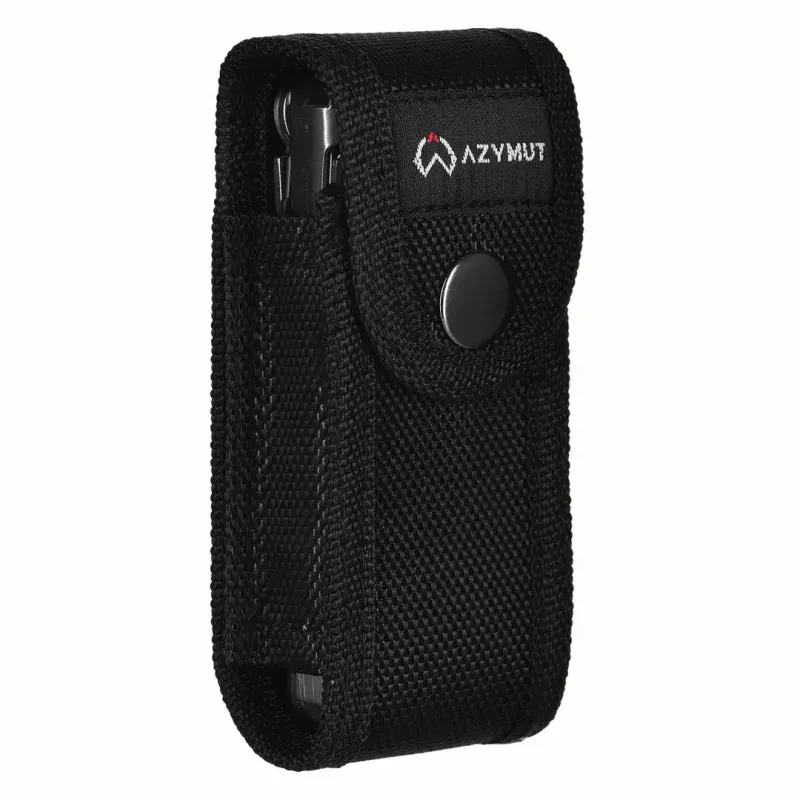 Multitool AZYMUT H2038 full-size multitool — 14 tools, 16.2 cm open, 10.1 cm folded, 264 g, 420/7CR13 steel, leather holster