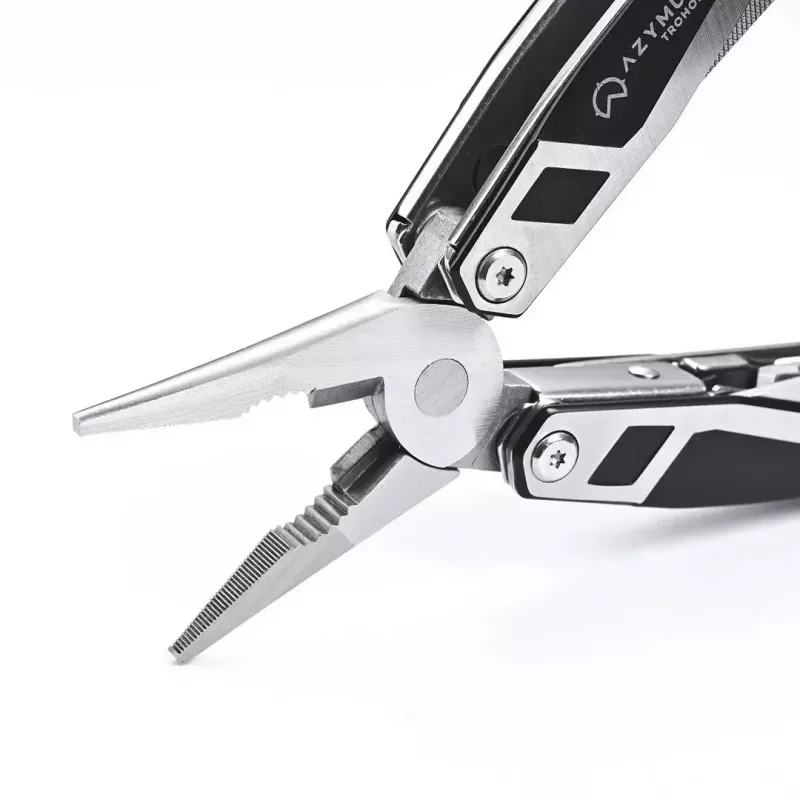 Multitool AZYMUT Trohon H-P2010121 — full-size 12-tool stainless steel pliers, 8 bits, fold 10.5 cm, 381 g