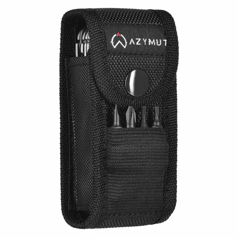 Multitool AZYMUT Trohon H-P2010121 — full-size 12-tool stainless steel pliers, 8 bits, fold 10.5 cm, 381 g
