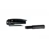 Folding tactical shovel AZYMUT Trapper — stainless steel, black, 410 mm, 565 g