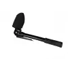 Folding tactical shovel AZYMUT Trapper — stainless steel, black, 410 mm, 565 g
