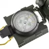 Navigational magnetic compass Mil‑Tec Mil‑Tec US with illumination, aluminium housing, scales 1:50k & 1:25k, olive