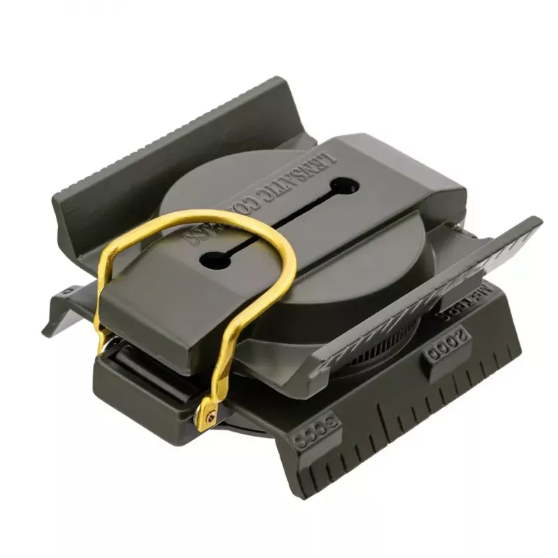 Navigational magnetic compass Mil‑Tec Mil‑Tec US with illumination, aluminium housing, scales 1:50k & 1:25k, olive
