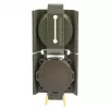 Navigational magnetic compass Mil‑Tec Mil‑Tec US with illumination, aluminium housing, scales 1:50k & 1:25k, olive