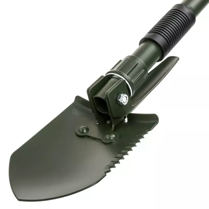 Folding Shovel Mil-Tec Mini II — compact entrenching tool, 405 mm length, 100 mm blade, 560 g, collapsible (15.5 x 10 x 6.5 cm)