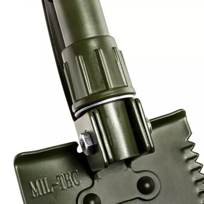 Folding Shovel Mil-Tec Mini II — compact entrenching tool, 405 mm length, 100 mm blade, 560 g, collapsible (15.5 x 10 x 6.5 cm)