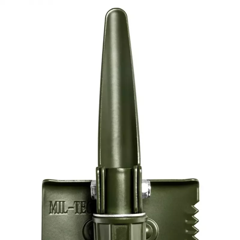 Folding Shovel Mil-Tec Mini II — compact entrenching tool, 405 mm length, 100 mm blade, 560 g, collapsible (15.5 x 10 x 6.5 cm)