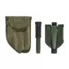 Folding Shovel Mil-Tec Mini II — compact entrenching tool, 405 mm length, 100 mm blade, 560 g, collapsible (15.5 x 10 x 6.5 cm)