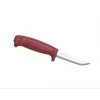 Fixed blade knife Mora BASIC 511 — carbon steel blade, red handle