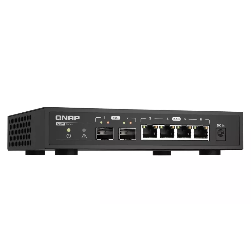 QNAP QSW-2104-2S network switch Unmanaged 2.5G Ethernet Black