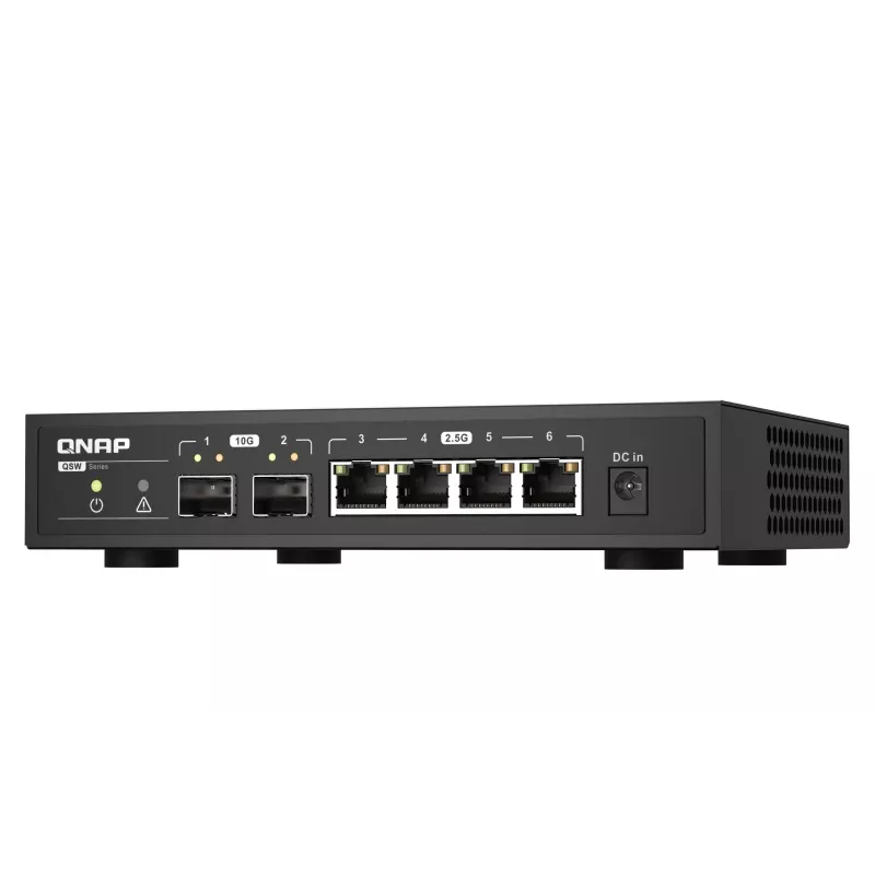 QNAP QSW-2104-2S network switch Unmanaged 2.5G Ethernet Black