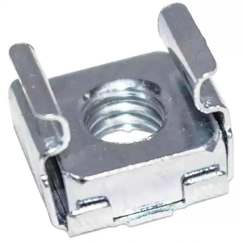 Cage nuts pack INTELLINET 711081 — plastic housing, silver, mounting kit, 10 g