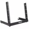 Intellinet 19 inch Network Rack - Open Frame (Desktop), 8U, Black, Flatpack