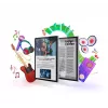Tablet Lenovo Tab Plus 11.5 inch Luna Grey, MediaTek Helio G99, 8GB RAM, 128GB, Android 14, 11.5 inch 2000×1200 90Hz