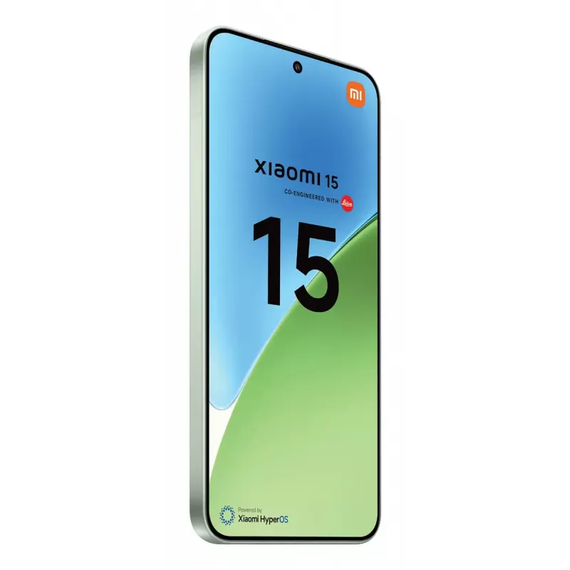 Smartphone Xiaomi 15 — Snapdragon 8 Elite, 12 GB RAM, 512 GB, 6.36 inch AMOLED, 5240 mAh, Dual SIM, IP68, Green