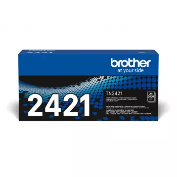 Toner cartridge Brother TN-2421 Black, original laser cartridge, 1 pc, compatible with Brother printers