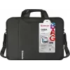 Laptop bag DEFENDER 15.6 inch (39.6 cm) — polyester, removable shoulder strap, zipper, black