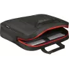 Laptop bag DEFENDER 15.6 inch (39.6 cm) — polyester, removable shoulder strap, zipper, black