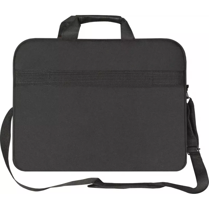 Laptop bag DEFENDER 15.6 inch (39.6 cm) — polyester, removable shoulder strap, zipper, black