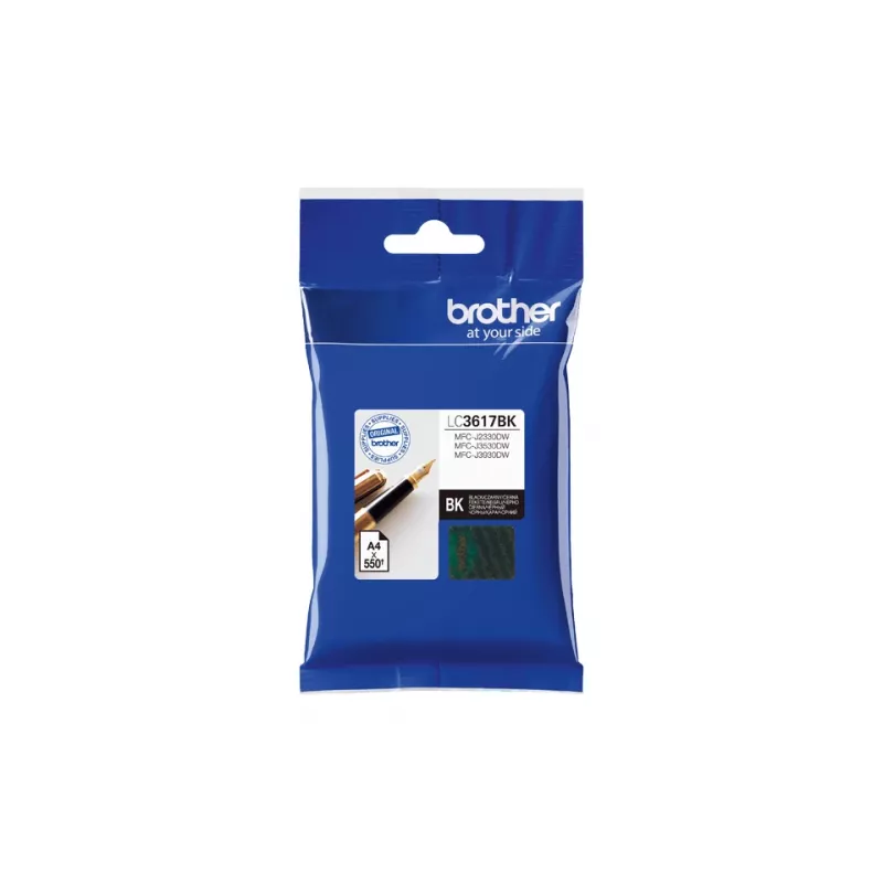 Ink cartridge Brother LC-3617BK black, original, yield 550 pages, 1 pc