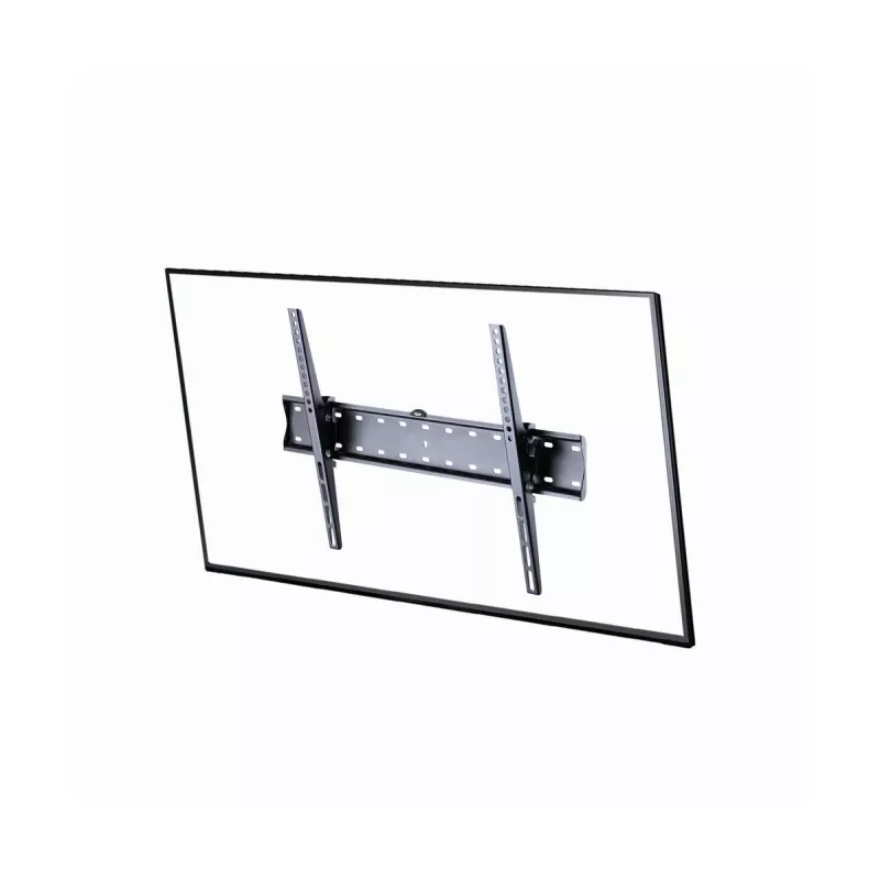 Gembird WM-70T-02 TV wall mount for 37–70 inch, max 40 kg, VESA 200×200–600×400, tilt ±12°, 5.3 cm wall distance, steel, Black