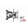 Wall TV mount Gembird WM-75ST-01 for 32 inch–75 inch screens, VESA 600x400, 45.5 kg, adjustable 4.9–49.1 cm, tilt -5°–8°